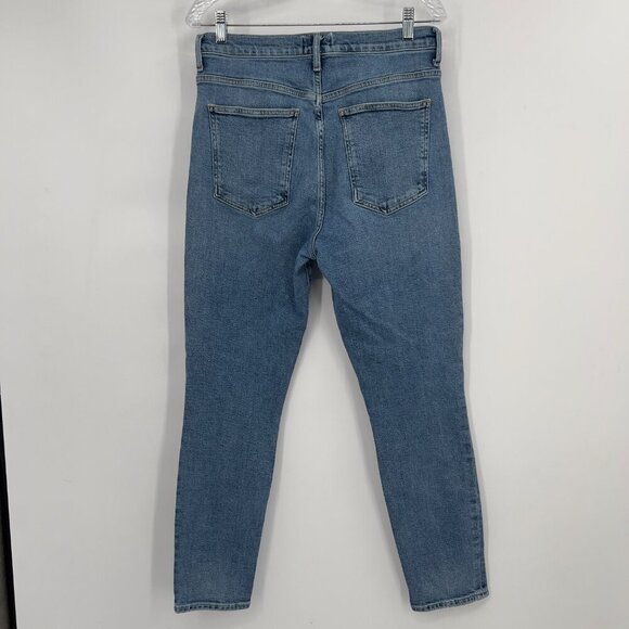 AGOLDE Pinch Waist High Rise Jeans Size 30 Blue Denim - Picture 4 of 12